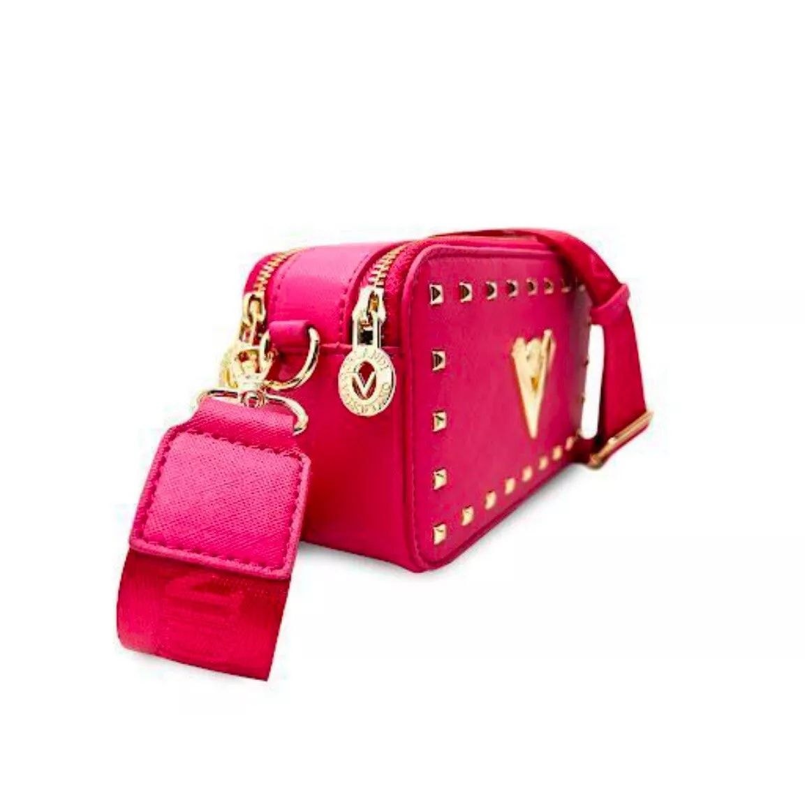 NWT Valentino Orlandi, Blush/PINK Crossbody Studded Bag MSRP $159 SAME DAY SHIP