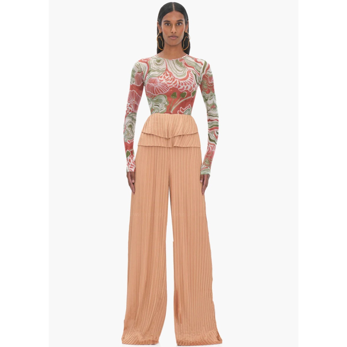 MSRP $284 | Andrea Iyamah Linea Pleated Pants Size M SAME DAY SHIP or NEXT DAY