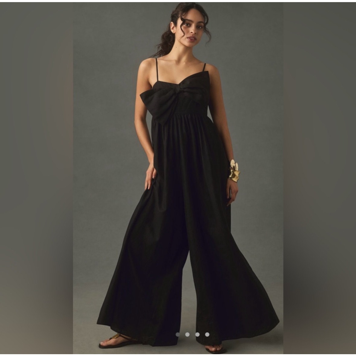 MSRP $198 | NEW Anthropologie Hutch Linen Bow Jumpsuit Size XS-S | SAME DAY SHIP
