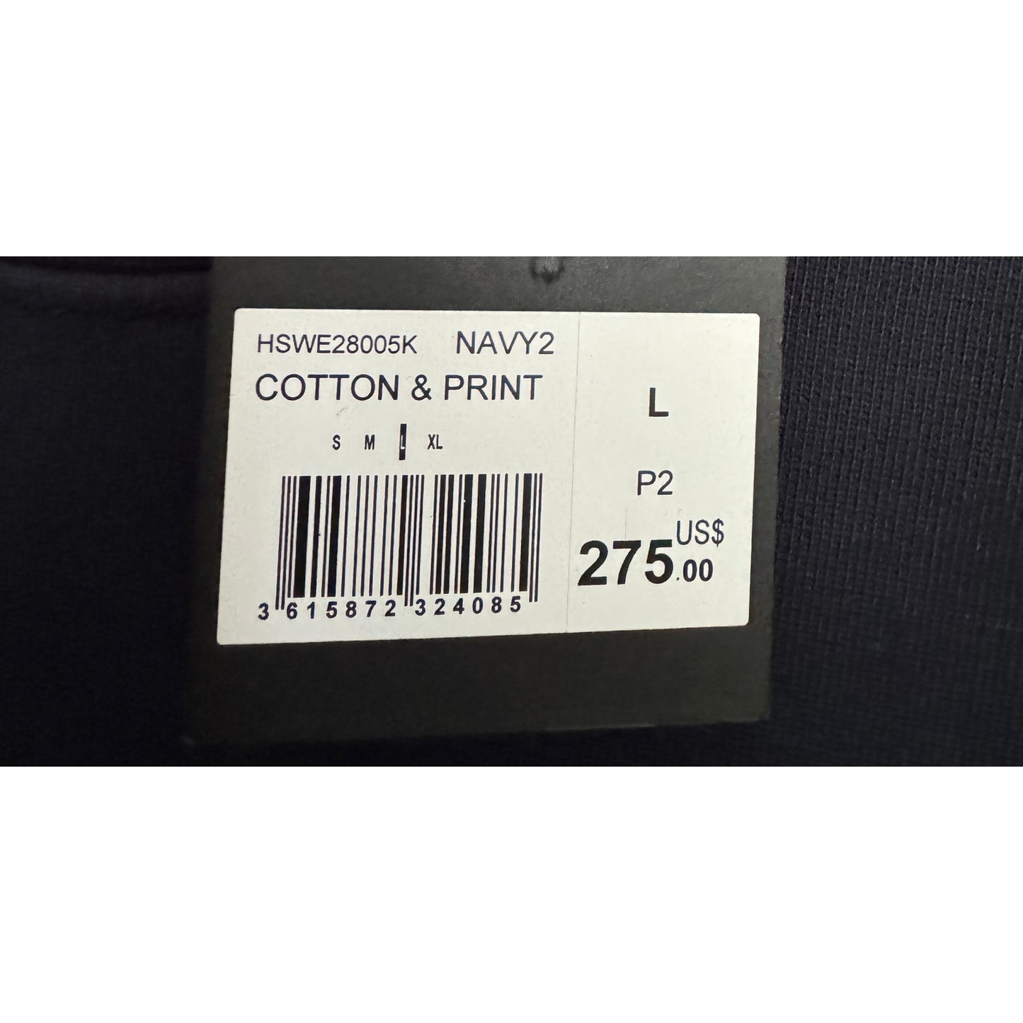 MSRP $275 NWT THE KOOPLES SWEATSHIRT NAVY WASH Size L | SAME DAY SHIP