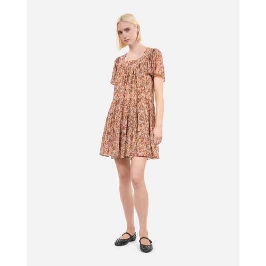 MSRP $395 NWT CAMEL SHORT FLORAL PRINT DRESS Sizr 1 or S | SAME DAY SHIP