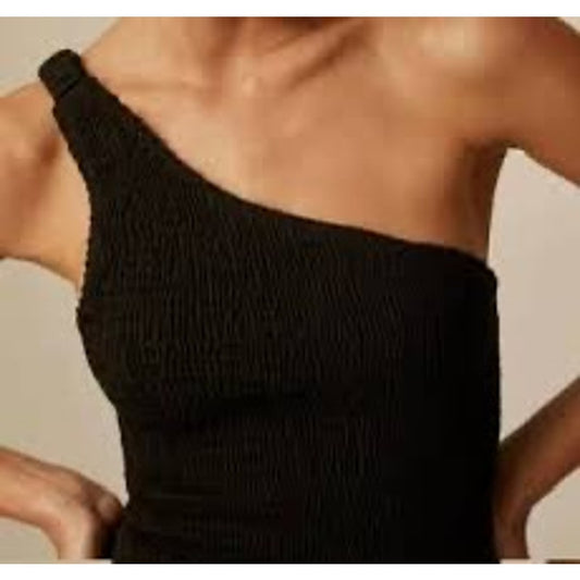 MSRP $152 NWT Reformation Krisa | 100% Linen One Shoulder Ribbed Tank Size S