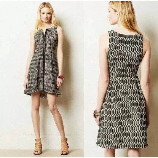 MSRP $168 NWOT Anthropologie Leifsdottir Tonnelle Dress Size 4 | SAME DAY SHIP