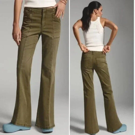 MSRP $140 Pilcro Demulune Boot Cut Utility Flare Size 30 Petite SAME DAY SHIP