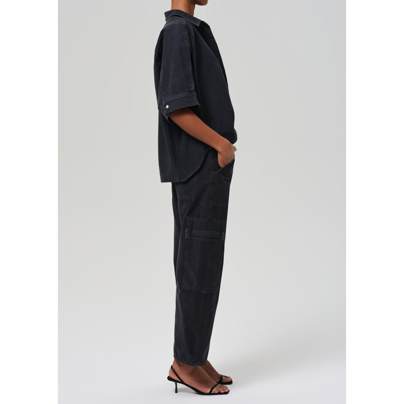 MSRP $248 Marcelle Low Slung Easy Cargo In Washed BLUE Size 30 | SAME DAY SHIP