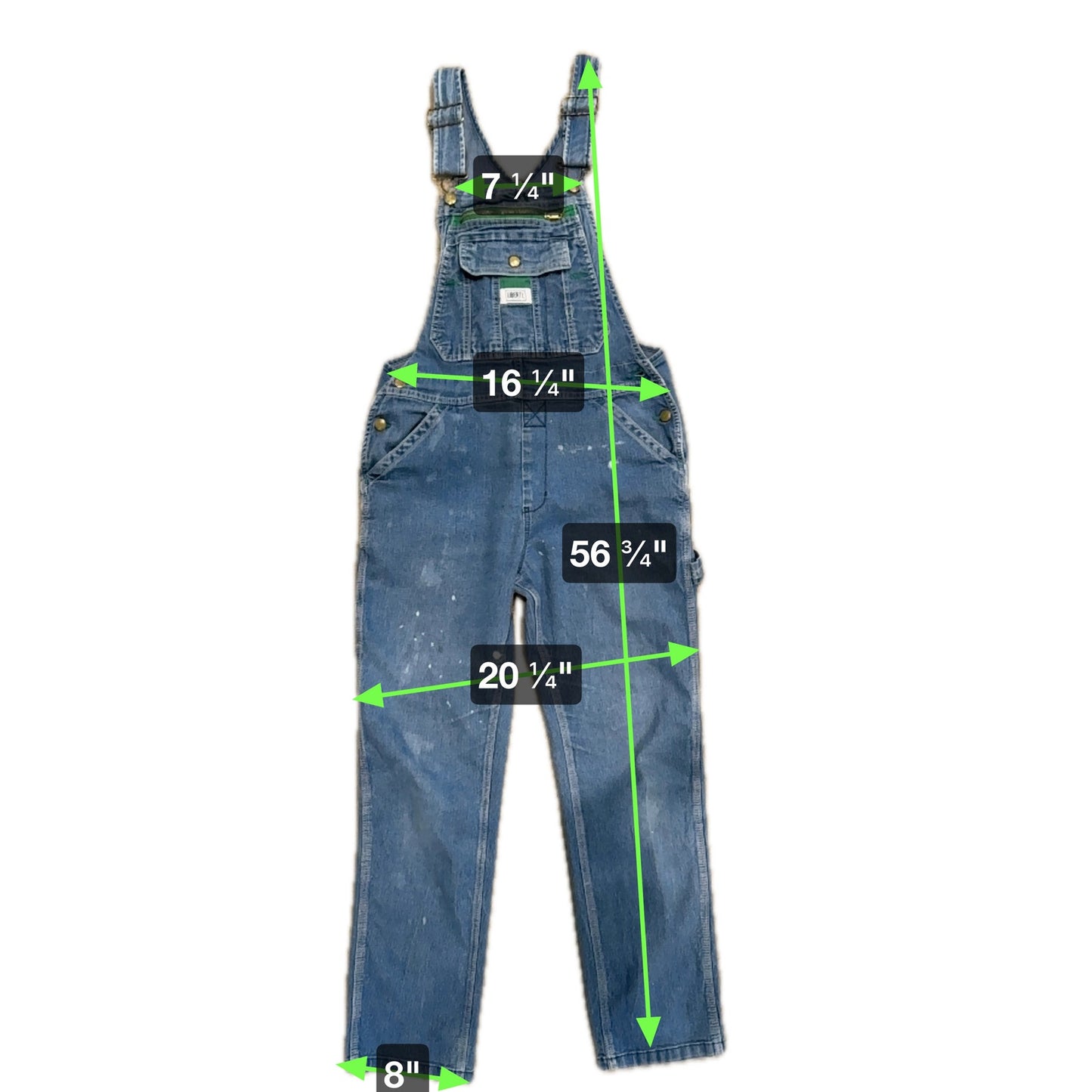 Upcycled Classic Liberty® Overalls Bib Overalls Unisex Size S | SAME DAY SHIP