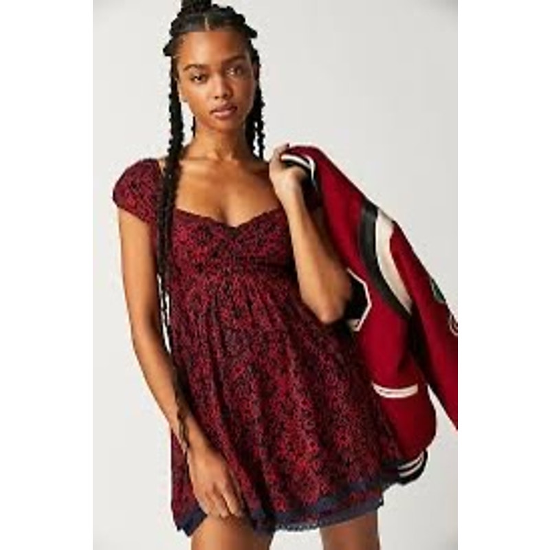 MSRP $128. Free People Floral Print Tabitha Mini Size L | SAME DAY SHIP
