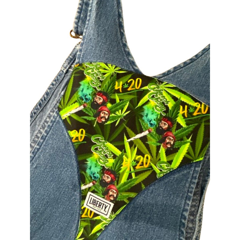 Upcycled Classic Liberty® Overalls Bib Overalls Unisex Size S | SAME DAY SHIP
