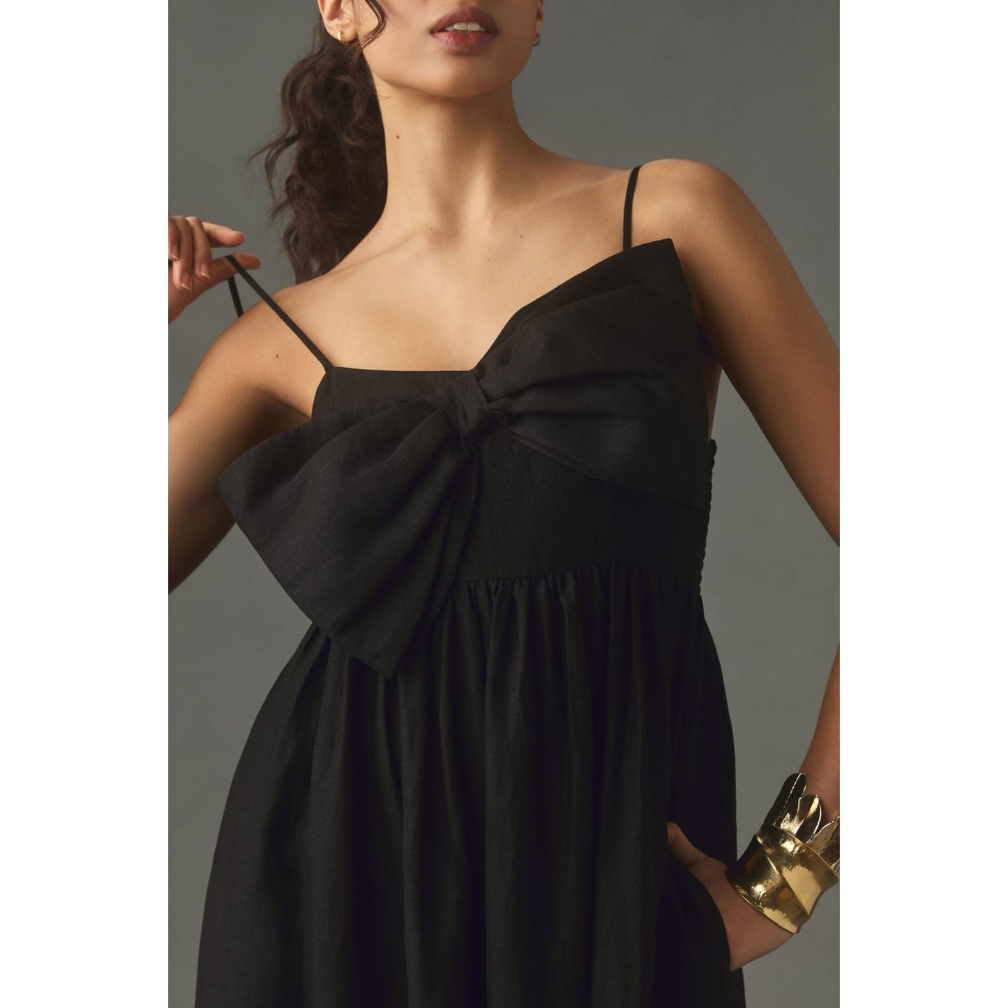 MSRP $198 | NEW Anthropologie Hutch Linen Bow Jumpsuit Size XS-S | SAME DAY SHIP