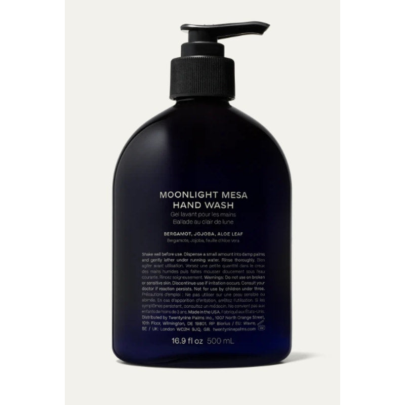 NWT Moonlight Mesa Hand Wash 16.9 fl oz / 500 mL | Bergamot, Jojoba, Aloe Leaf