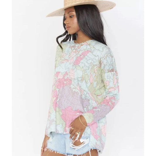 MSRP $198 |Show Me Your MuMu Bonfire Sweater in World Tour Size L SAME DAY SHIP